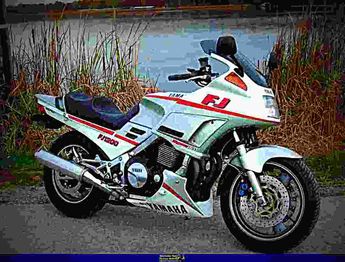 Yamaha FJ 1200 1988 6 motorbike A4 Photo Print