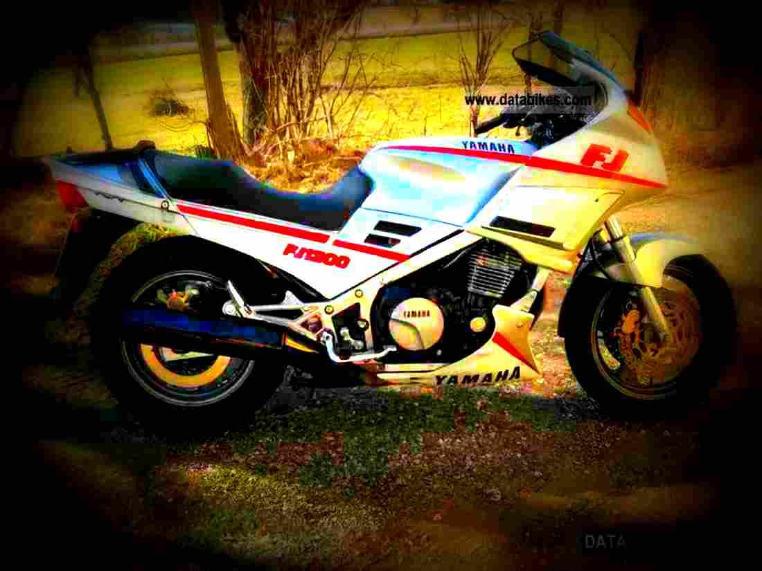 Yamaha FJ 1200 1989 3 motorbike A4 Photo Print