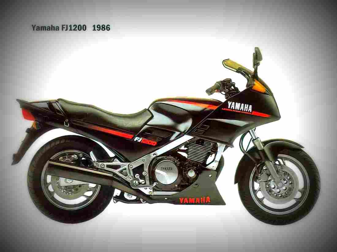 Yamaha FJ 1200 1989 6 motorbike A4 Photo Print