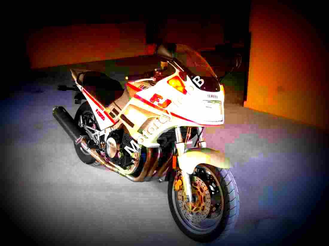 Yamaha FJ 1200 1990 4 motorbike A4 Photo Print