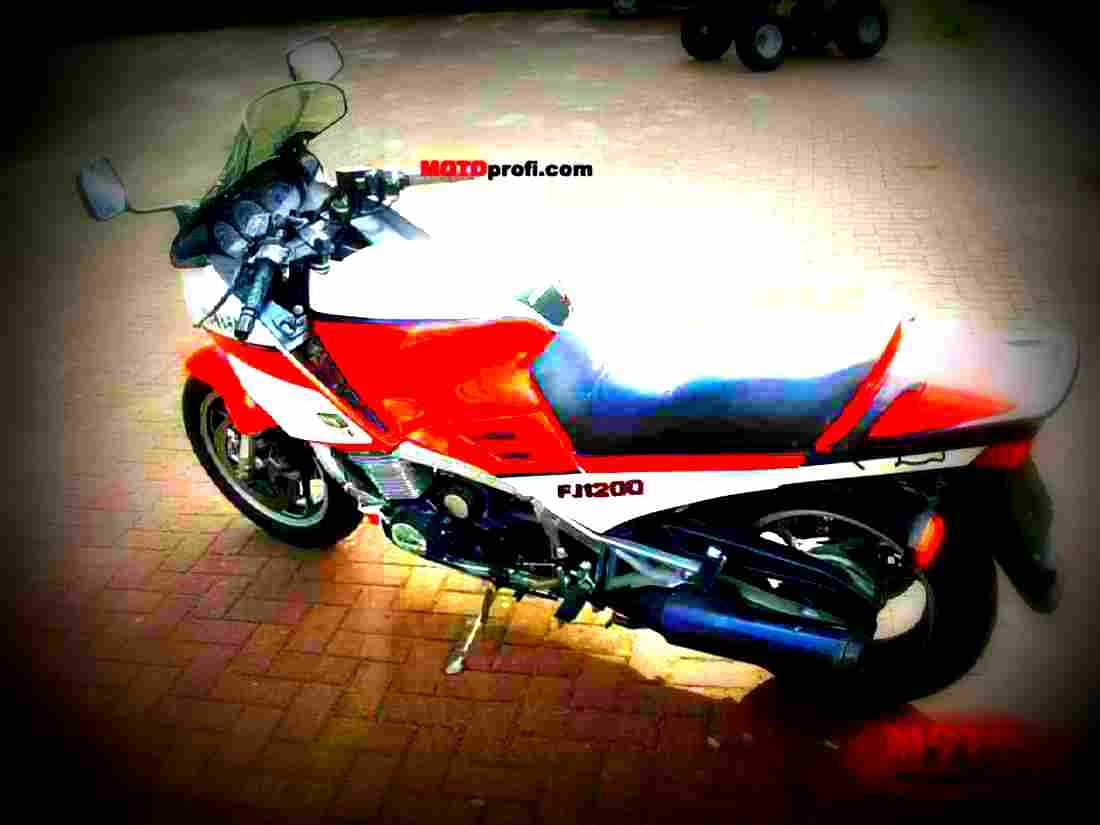 Yamaha FJ 1200 1990 5 motorbike A4 Photo Print