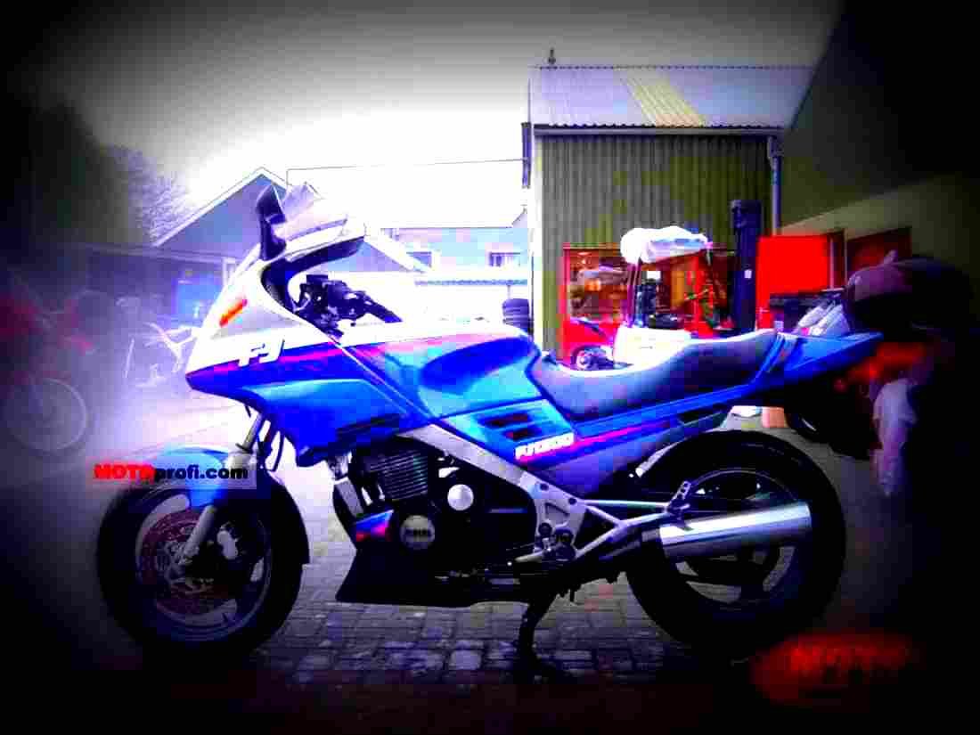 Yamaha FJ 1200 1991 1 motorbike A4 Photo Print