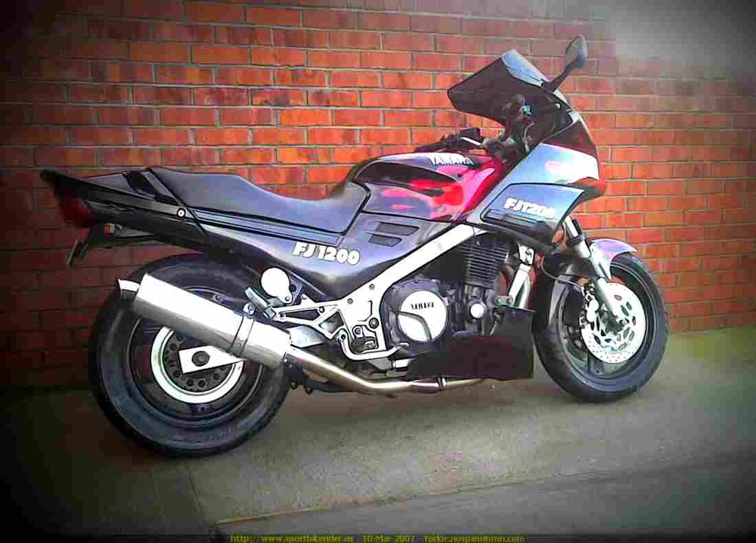 Yamaha FJ 1200 1991 5 motorbike A4 Photo Print