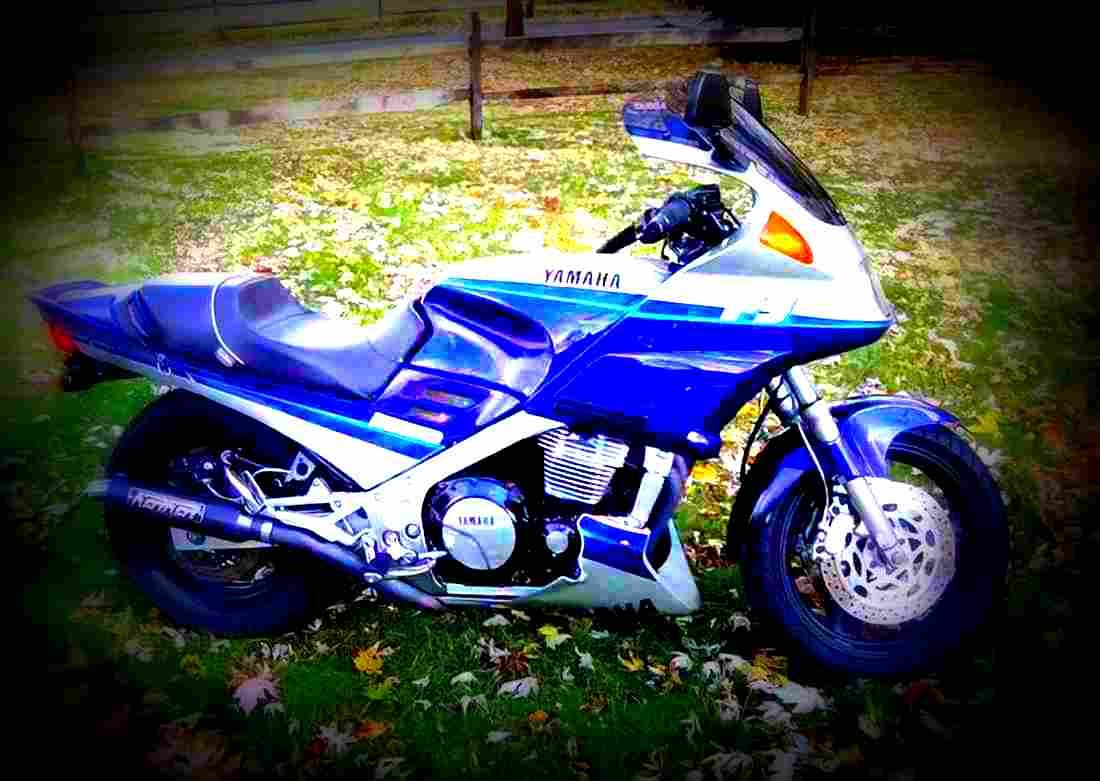 Yamaha FJ 1200 1992 2 motorbike A4 Photo Print