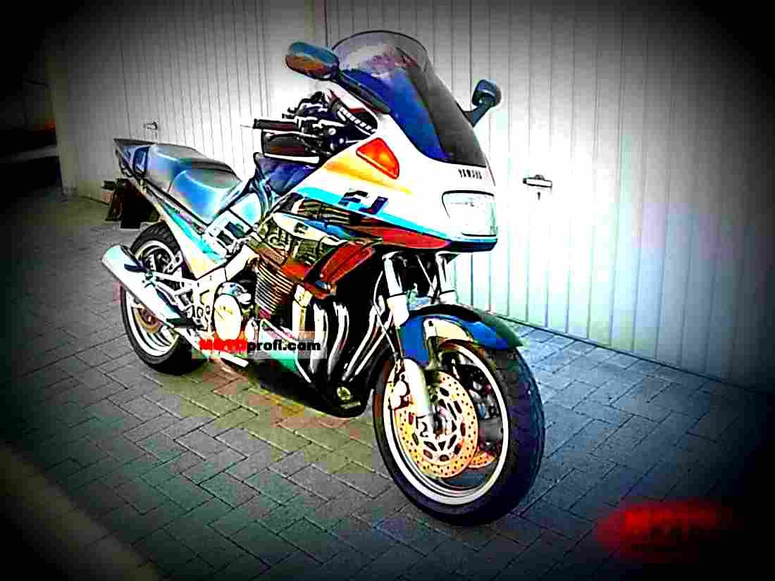 Yamaha FJ 1200 1993 2 motorbike A4 Photo Print