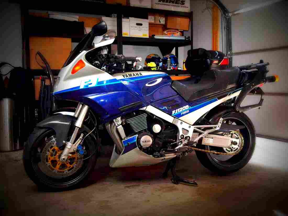 Yamaha FJ 1200 A (ABS) (reduced effect) 1992 2 motorbike A4 Photo Print
