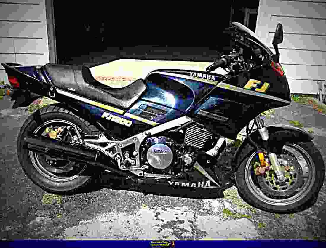Yamaha FJ 1200 (reduced effect) 1987 1 motorbike A4 Photo Print