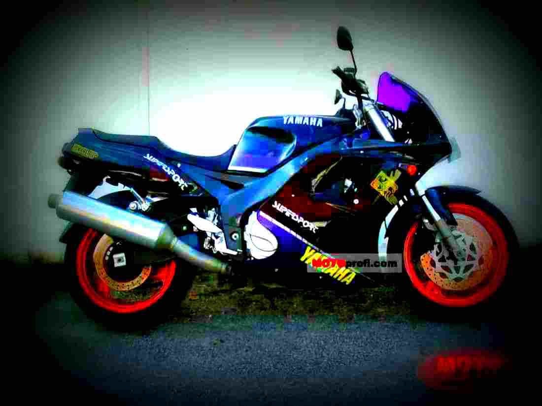 Yamaha FJ 1200 (reduced effect) 1991 3 motorbike A4 Photo Print