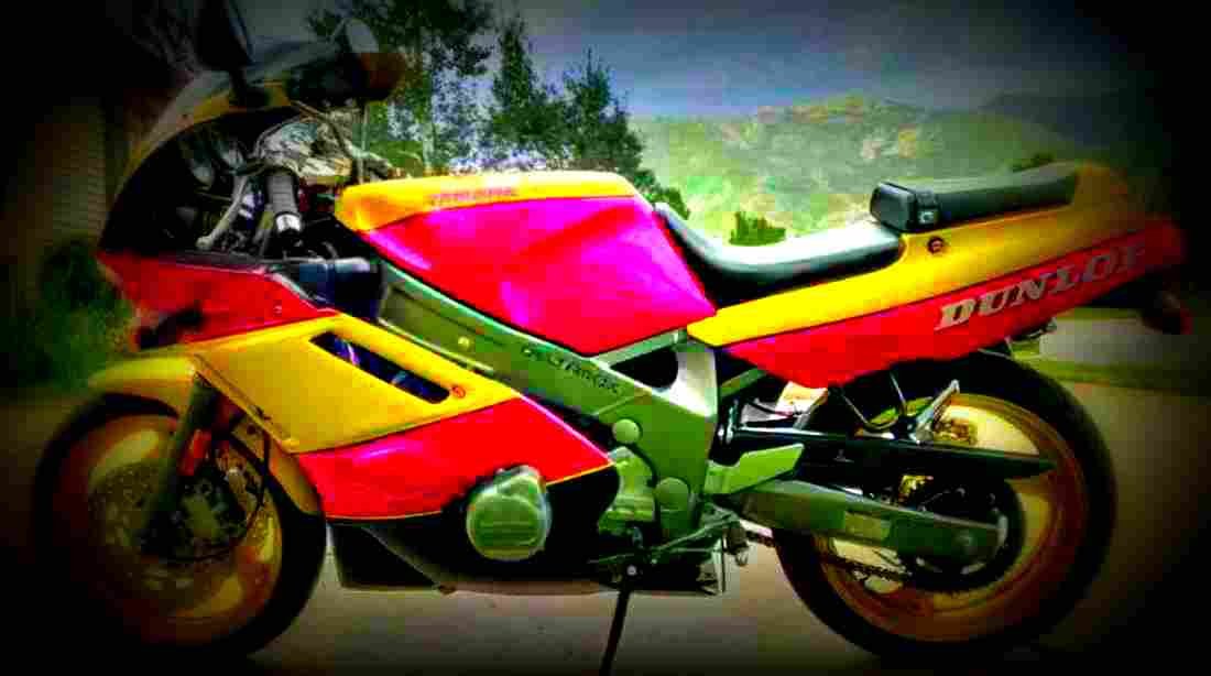 Yamaha FJ 1200 (reduced effect) 1991 6 motorbike A4 Photo Print