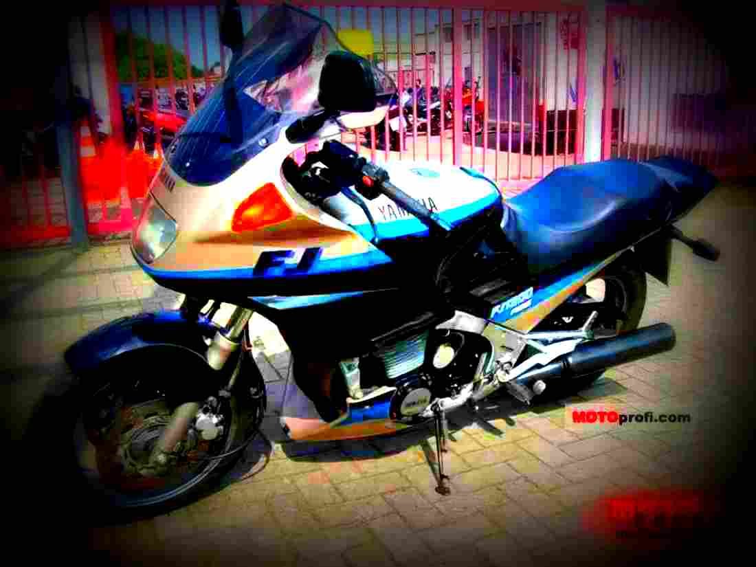 Yamaha FJ 1200 (reduced effect) 1992 5 motorbike A4 Photo Print