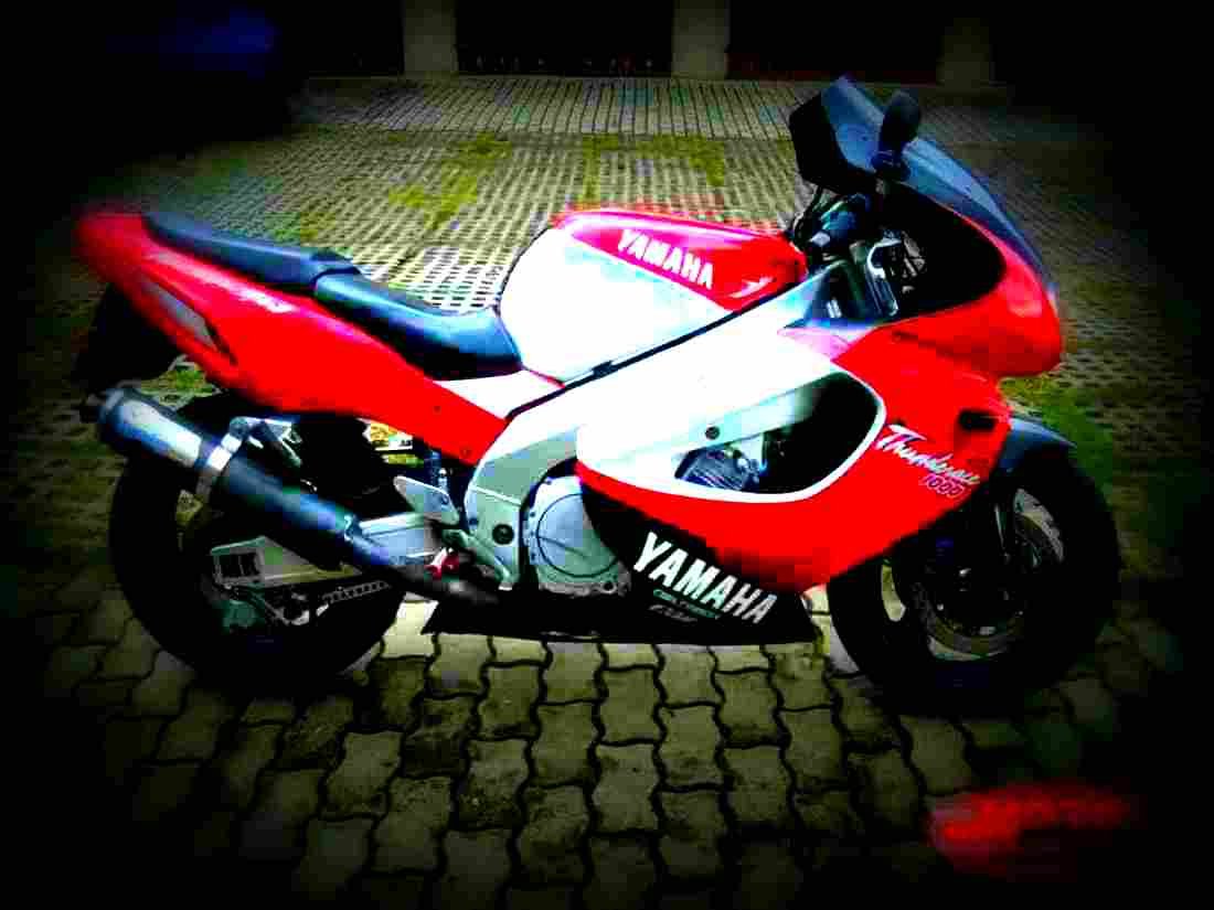 Yamaha FJ 1200 (reduced effect) 1992 6 motorbike A4 Photo Print