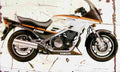Yamaha FJ1100 1983 Aged Vintage A4 Photo Print