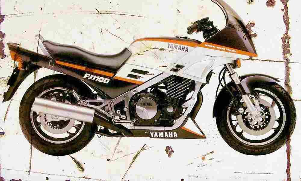 Yamaha FJ1100 1983 Aged Vintage A4 Photo Print