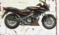 Yamaha FJ1200 1986 Aged Vintage A4 Photo Print