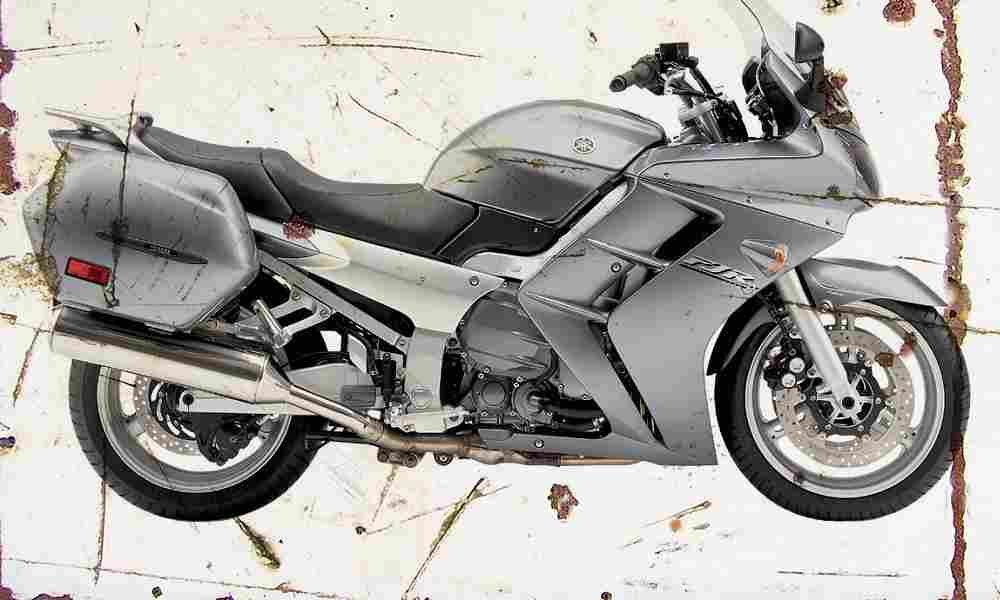 Yamaha FJR1300A 2004 Aged Vintage A4 Photo Print