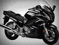 Yamaha FJR1300A 2017 4 motorbike A4 Photo Print