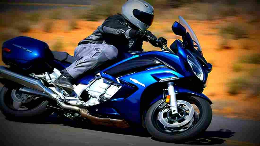 Yamaha FJR1300AS 2017 4 motorbike A4 Photo Print