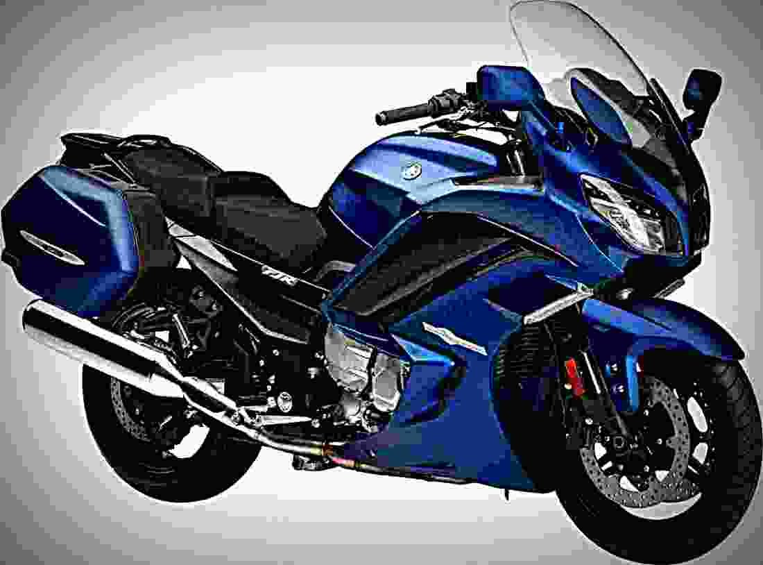 Yamaha FJR1300AS 2018 4 motorbike A4 Photo Print