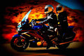 Yamaha FJR1300ES 2017 2 motorbike A4 Photo Print