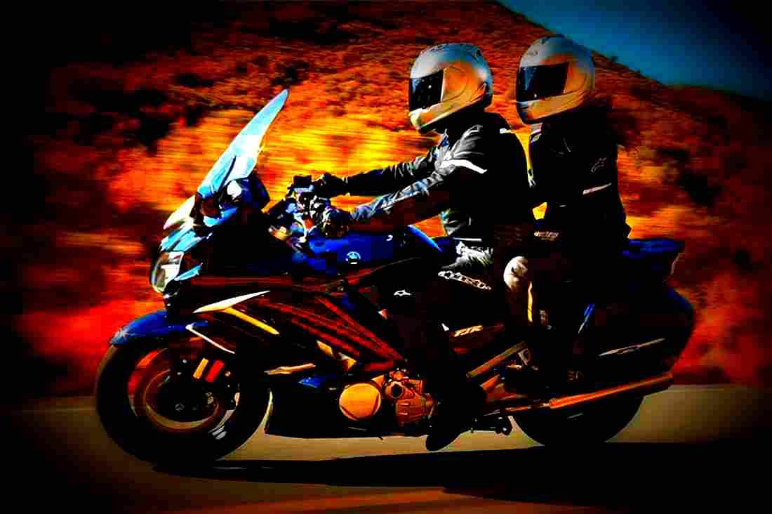 Yamaha FJR1300ES 2017 2 motorbike A4 Photo Print