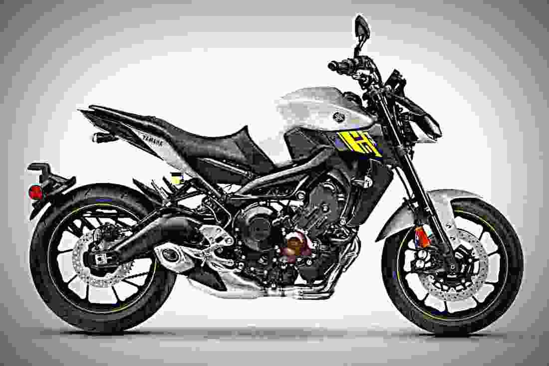 Yamaha FZ 09 2017 1 motorbike A4 Photo Print