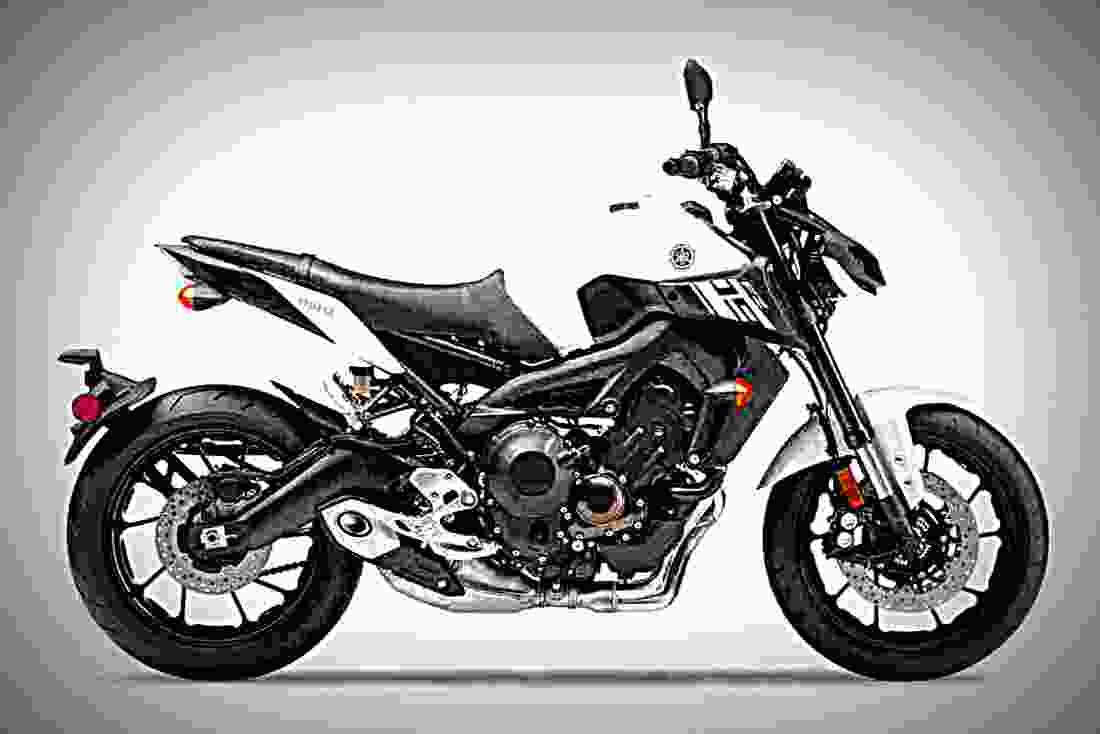 Yamaha FZ 09 2017 2 motorbike A4 Photo Print