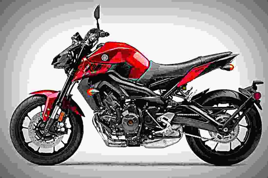 Yamaha FZ 09 2017 4 motorbike A4 Photo Print