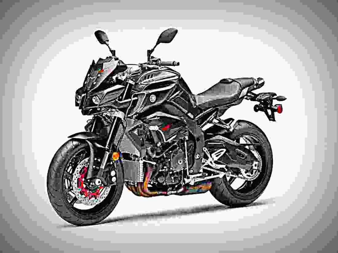 Yamaha FZ 10 2017 1 motorbike A4 Photo Print