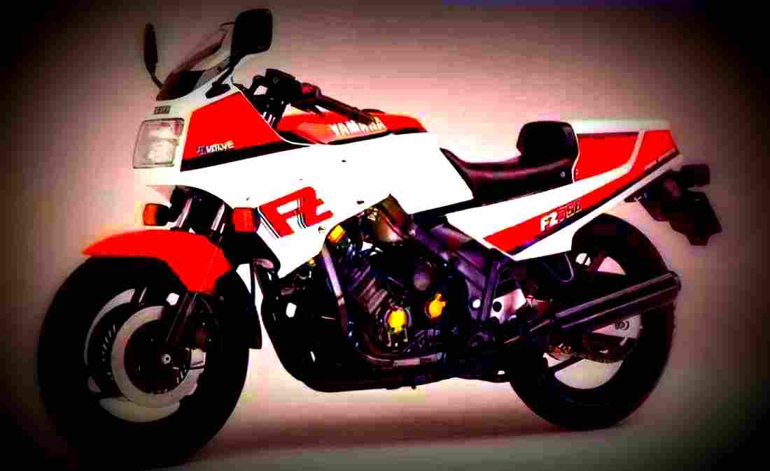 Yamaha FZ 750 1985 1 motorbike A4 Photo Print