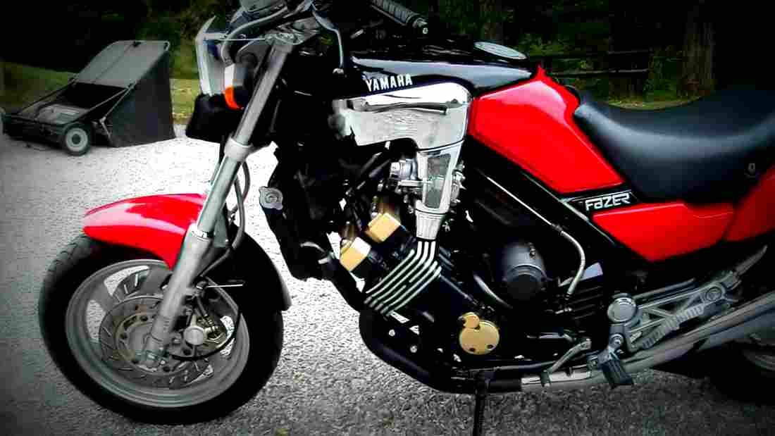 Yamaha FZ 750 1986 4 motorbike A4 Photo Print