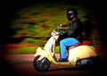 Yamaha FZ 750 (reduced effect) 1985 6 motorbike A4 Photo Print