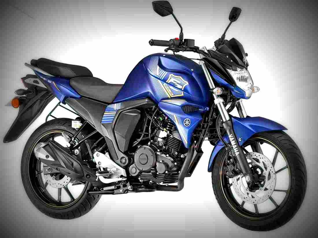 Yamaha FZ S 2018 1 motorbike A4 Photo Print