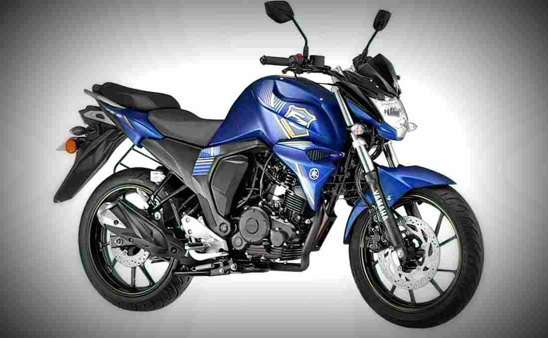 Yamaha FZ S 2018 2 motorbike A4 Photo Print