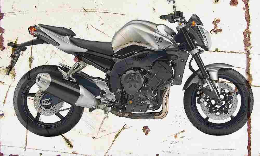 Yamaha FZ1 2006 Aged Vintage A4 Photo Print