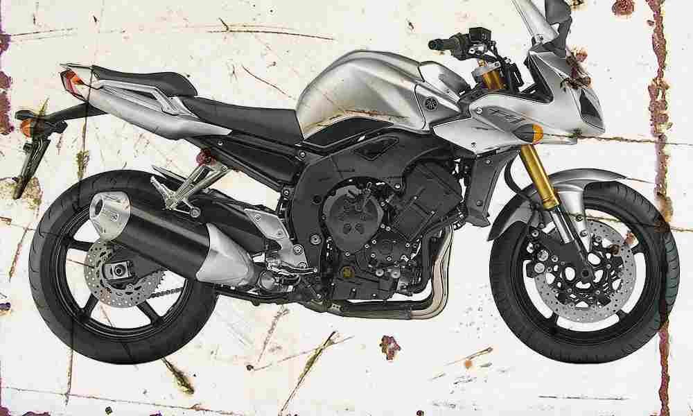 Yamaha FZ1 Fazer 2006 Aged Vintage A4 Photo Print