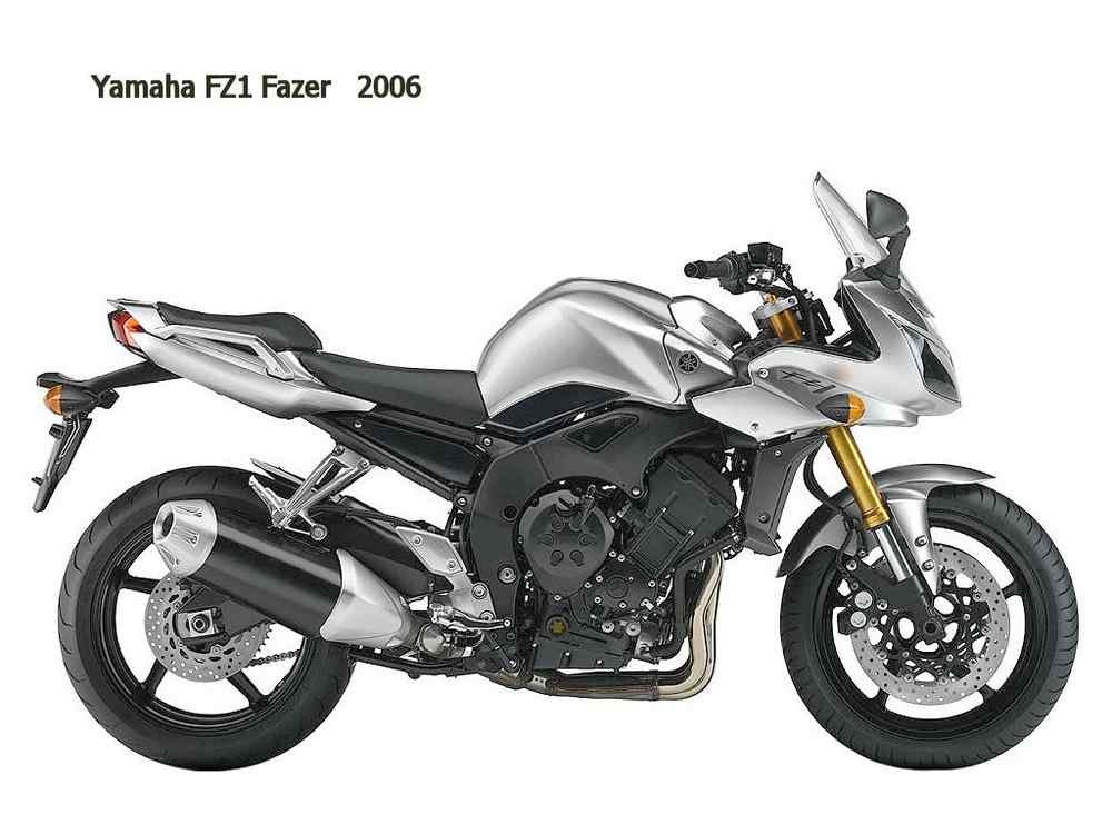 Yamaha FZ1 Fazer 2006 motorbike A4 Photo Print