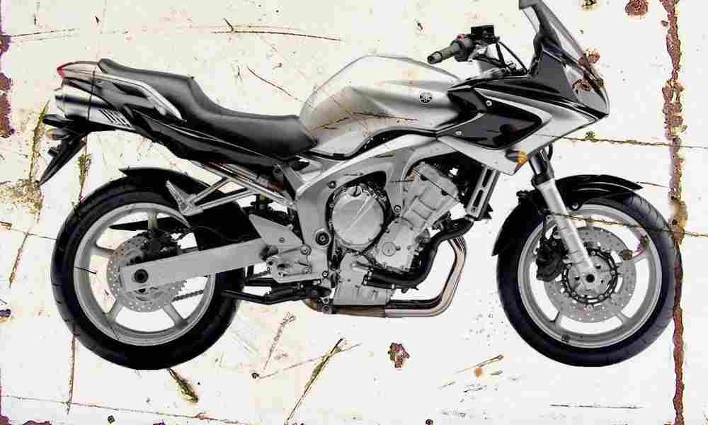 Yamaha FZ6 Fazer 2004 Aged Vintage A4 Photo Print