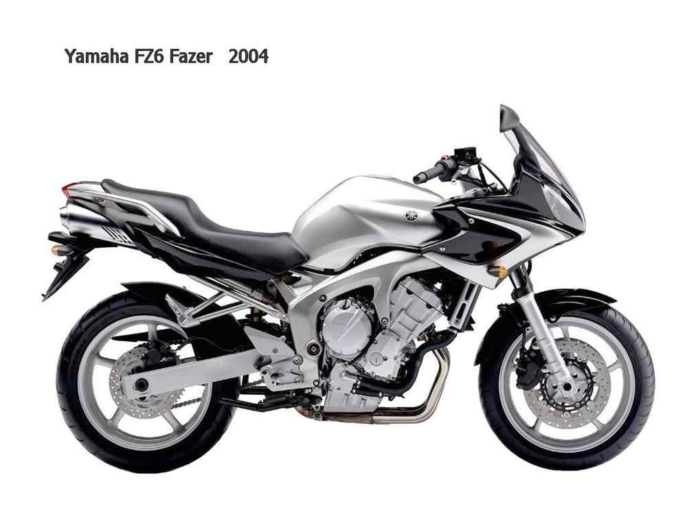 Yamaha FZ6 Fazer 2004 motorbike A4 Photo Print