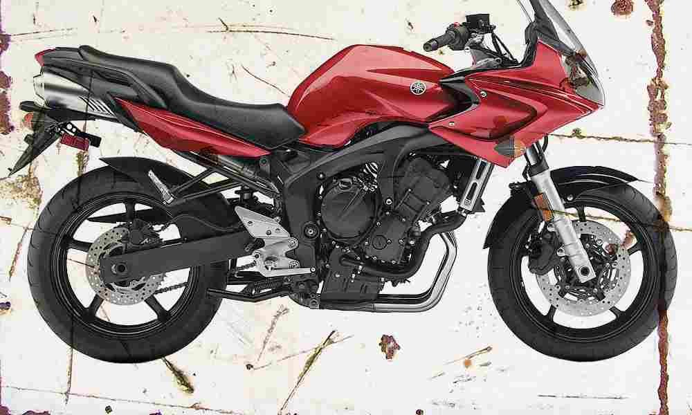 Yamaha FZ6 Fazer 2006 Aged Vintage A4 Photo Print