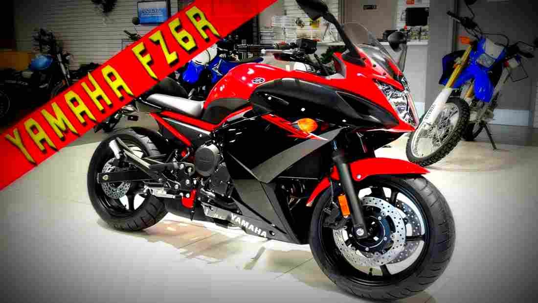 Yamaha FZ6R 2018 1 motorbike A4 Photo Print