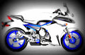 Yamaha FZ6R 2018 2 motorbike A4 Photo Print