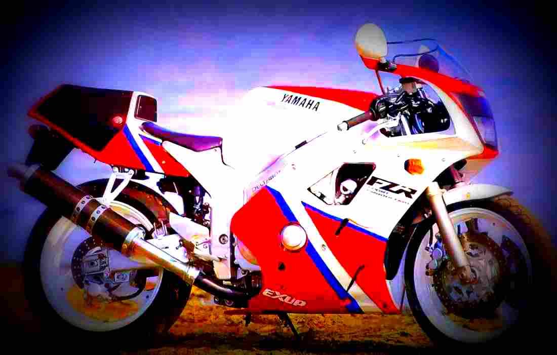 Yamaha FZR 1000 1993 1 motorbike A4 Photo Print