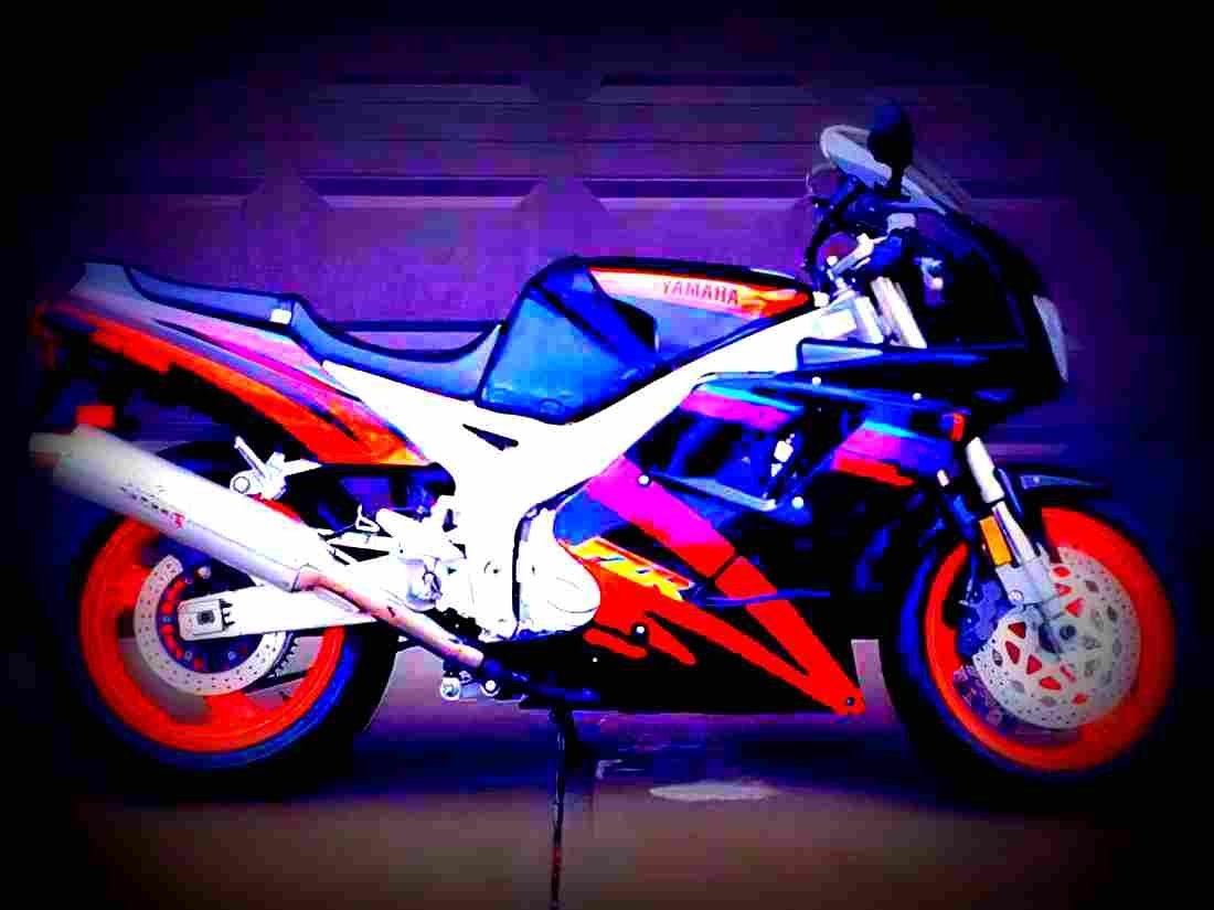 Yamaha FZR 1000 1994 1 motorbike A4 Photo Print