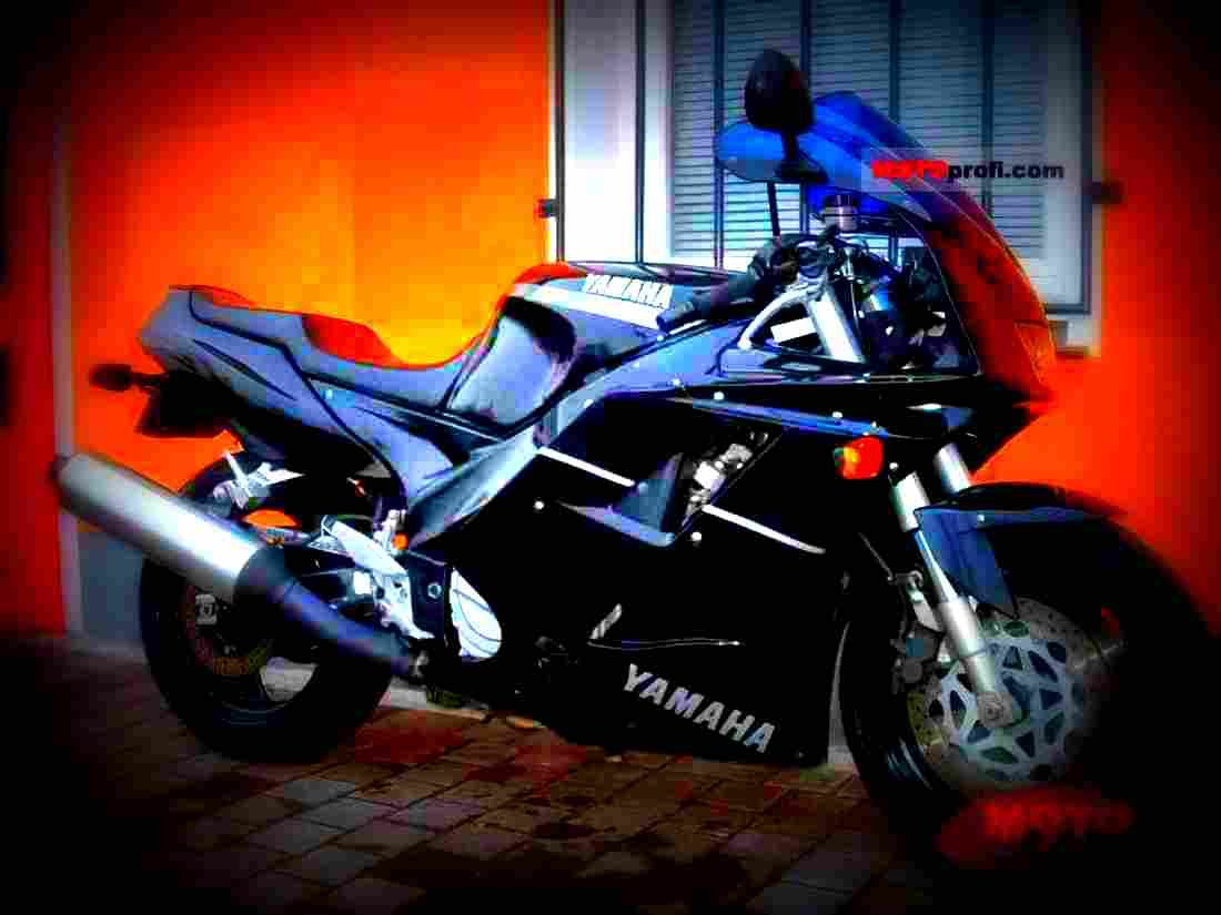 Yamaha FZR 1000 1994 2 motorbike A4 Photo Print