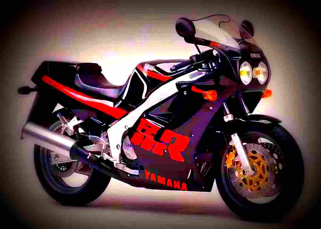 Yamaha FZR 1000 Genesis 1988 3 motorbike A4 Photo Print