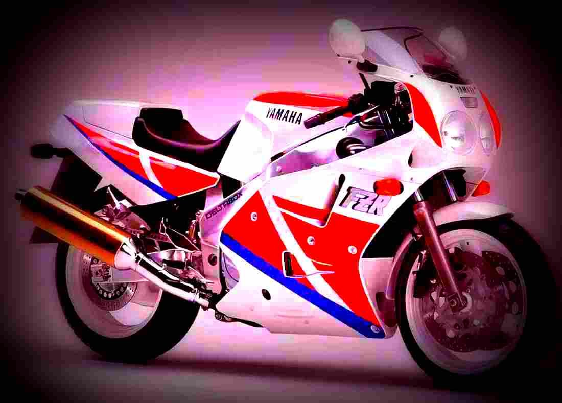 Yamaha FZR 1000 Genesis 1988 6 motorbike A4 Photo Print