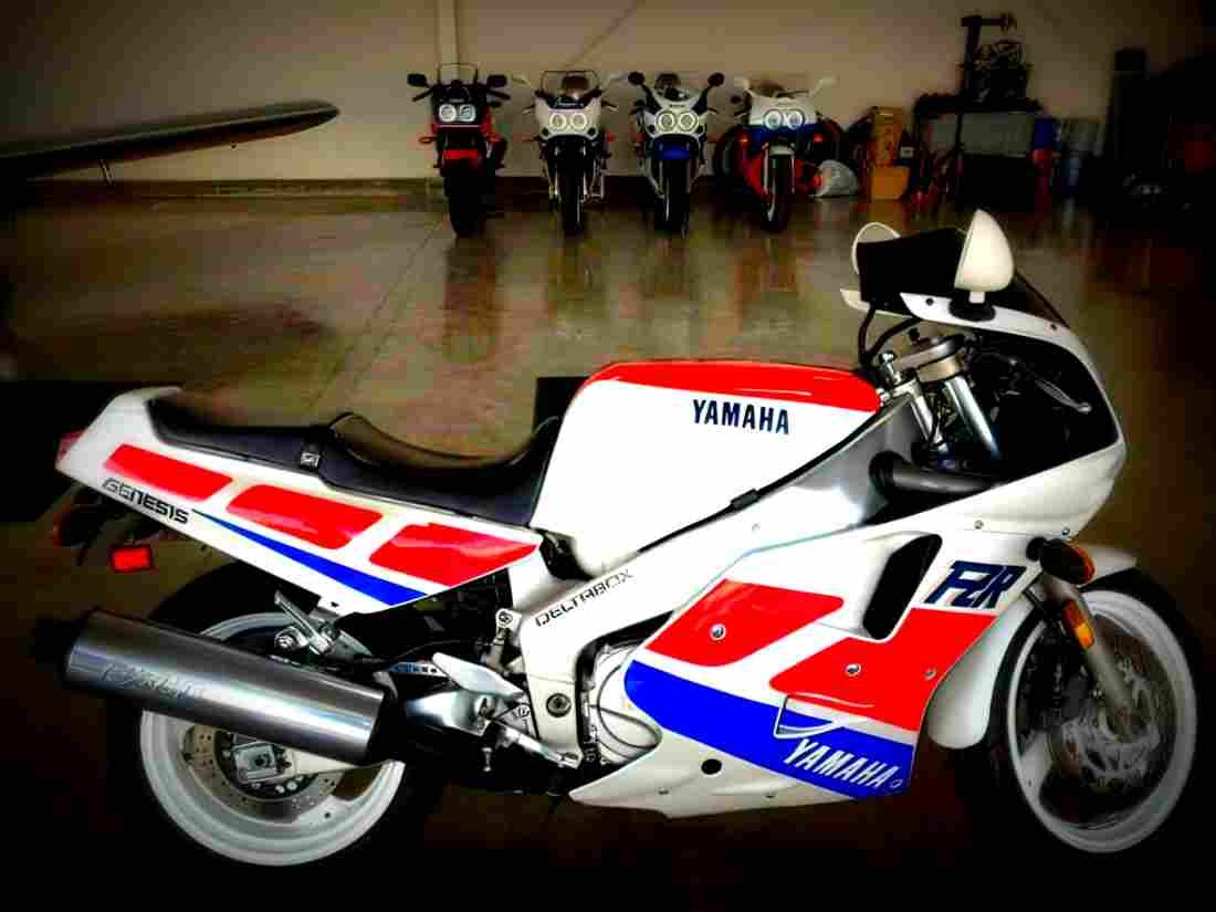 Yamaha FZR 1000 Genesis (reduced effect) 1988 1 motorbike A4 Photo Print