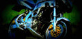 Yamaha FZR 1000 (reduced effect) 1992 1 600x284 motorbike A4 Photo Print
