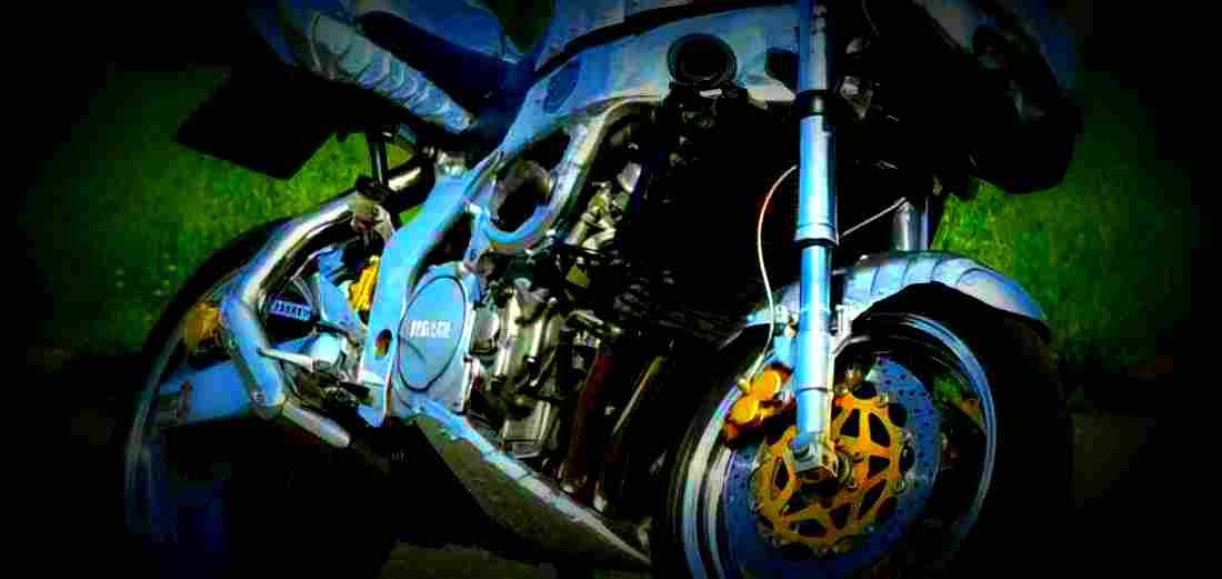 Yamaha FZR 1000 (reduced effect) 1992 1 600x284 motorbike A4 Photo Print