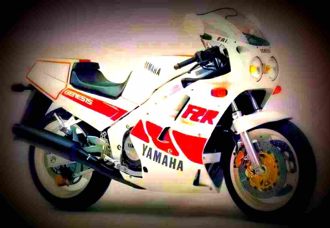 Yamaha FZR 1000 (reduced effect) 1992 2 motorbike A4 Photo Print
